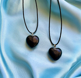 Shungite heart pendant