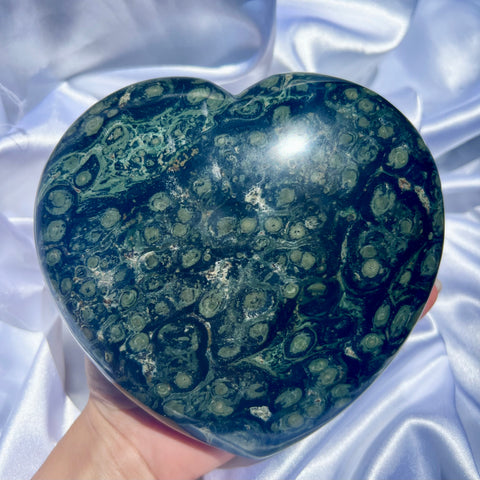 XL kambaba jasper heart