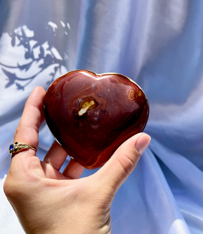 desert jasper heart